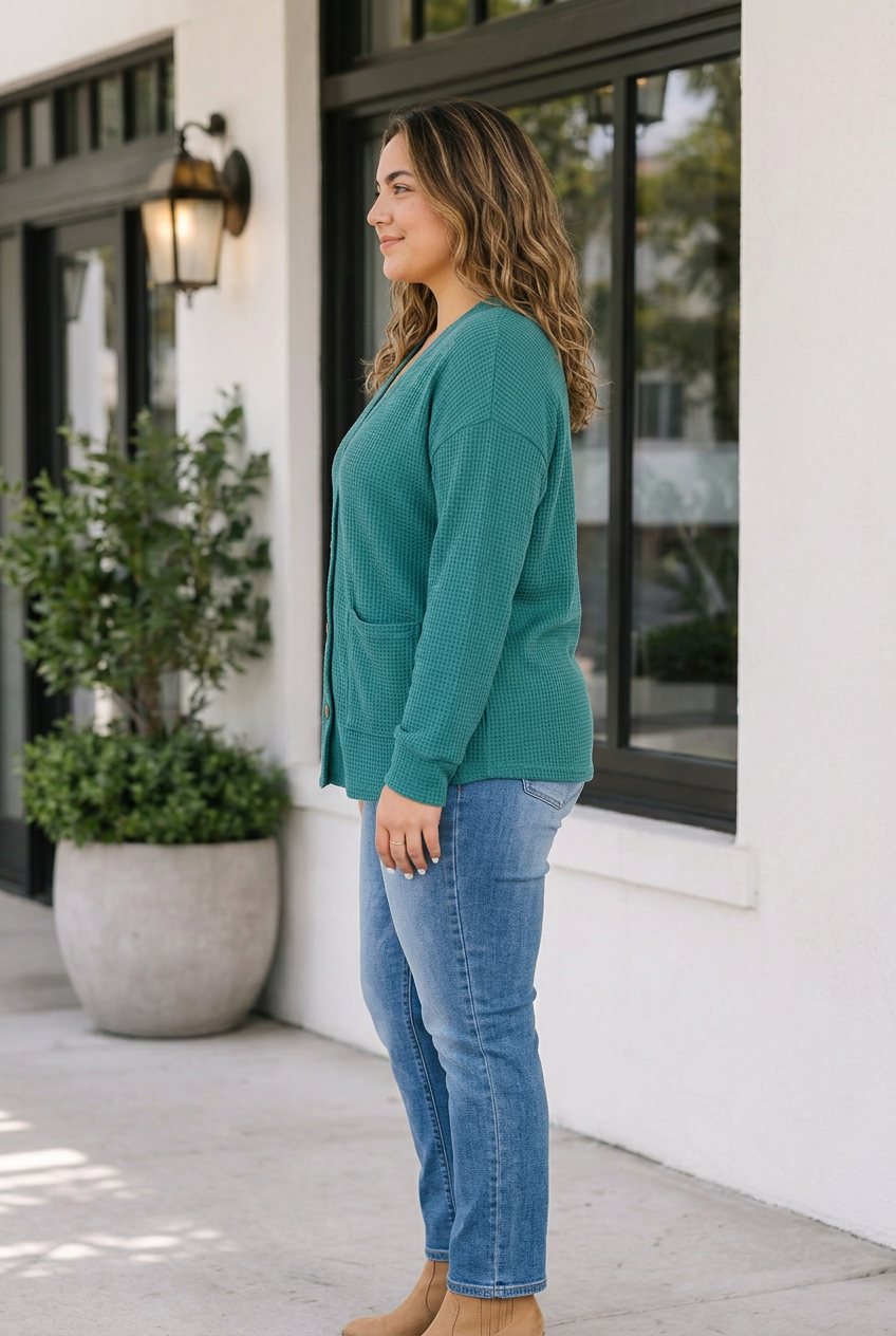 Faye Tunic Long Sleeve PLUS Cardigan