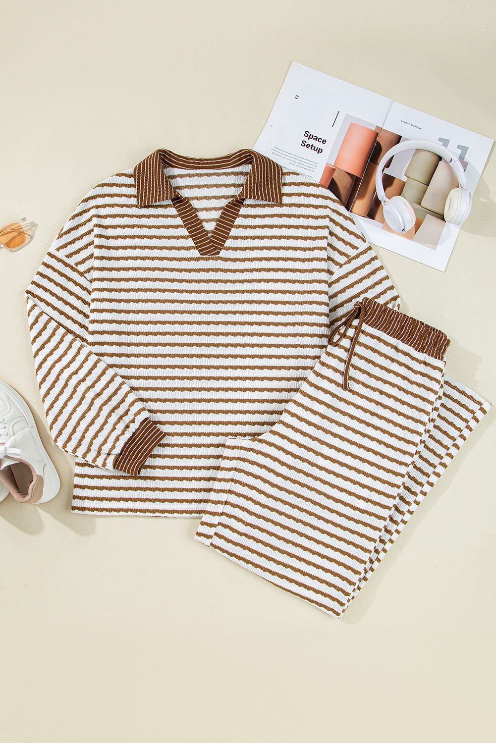 Khaki Stripe-