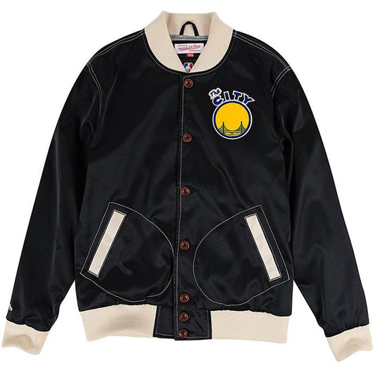 Mitchell & Ness Men's NBA Golden State Warriors Hometown Champs Jacket Jackets