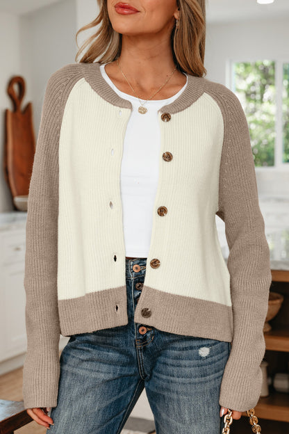 Threaded Pear Maryam Ribbed Knit Down Sweater