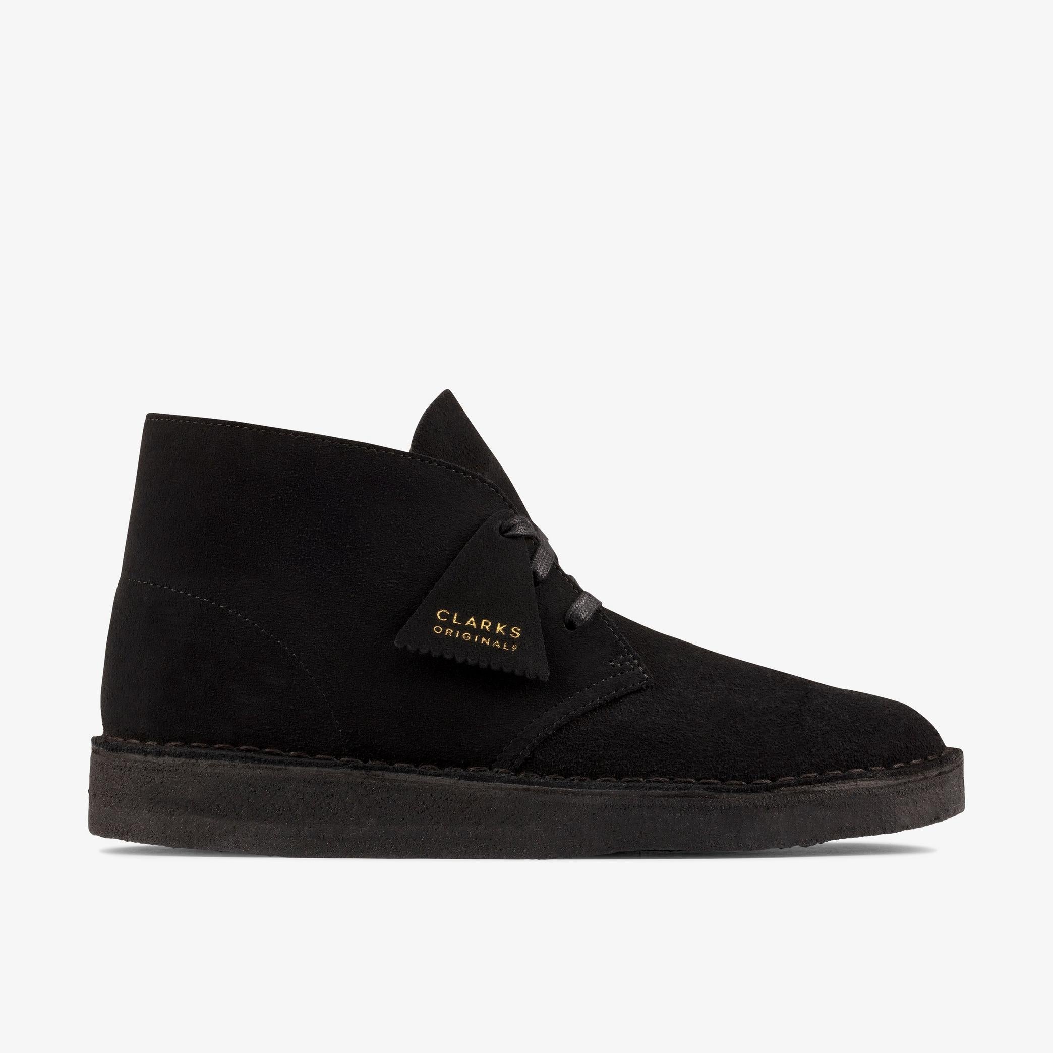 Clarks Men's Ashcott Cup - Black Suede – Zulily