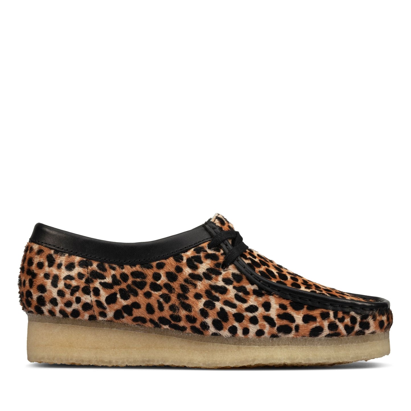 Clarks Women's Wallabee Leopard Print Moccasins