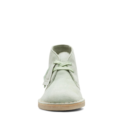 Clarks Women's Desert Boot Pale Green Booties