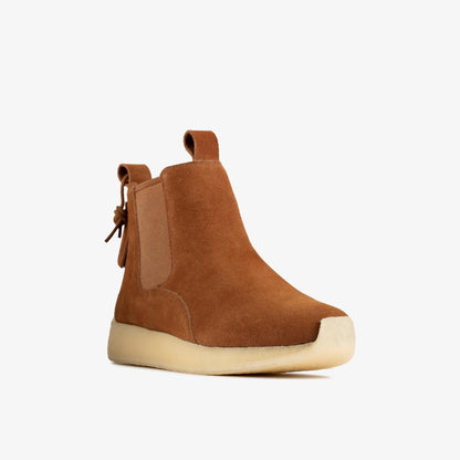 Mens Clarks Radlett Ronnie Fieg Kith - Dark Tan