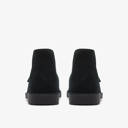 Clarks Mens Desert Boot Evo - Black Suede