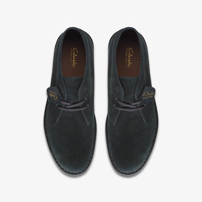 Clarks Mens Desert Boot Evo - Black Suede