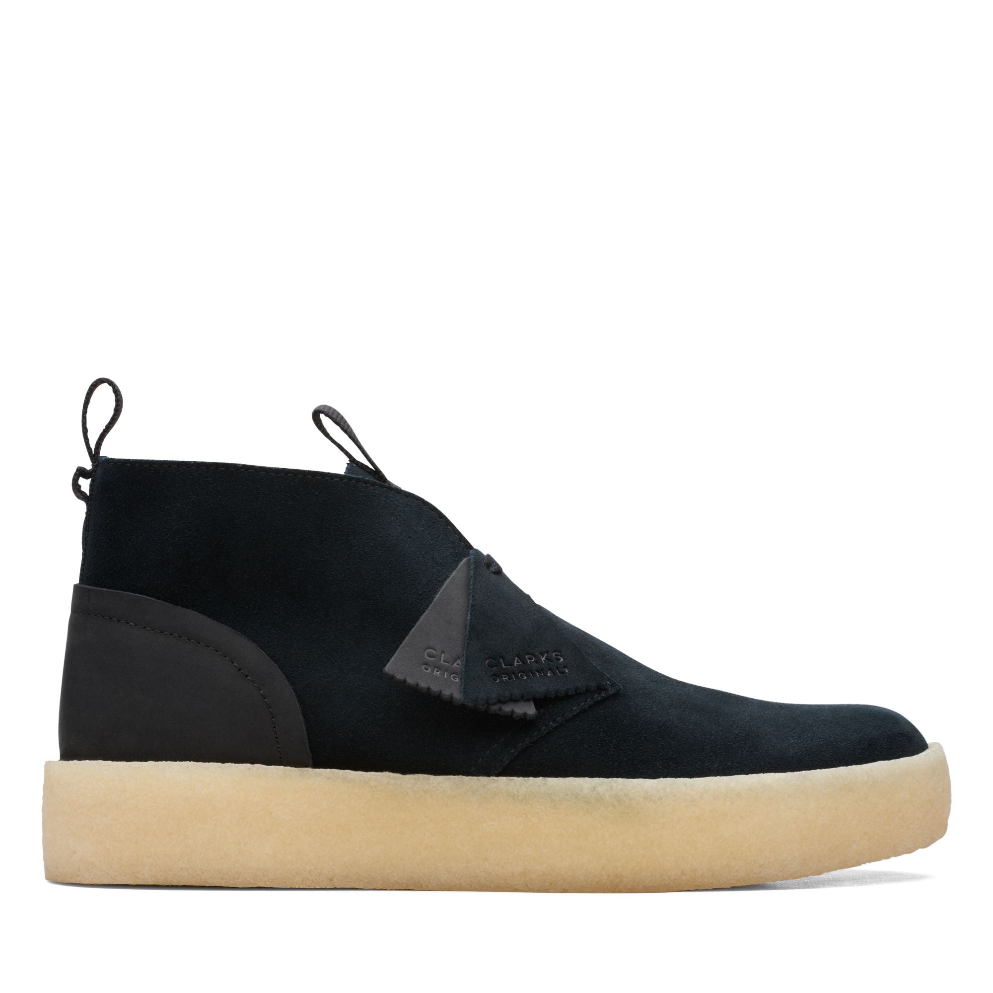 Clarks Men's Ashcott Cup - Black Suede – Zulily