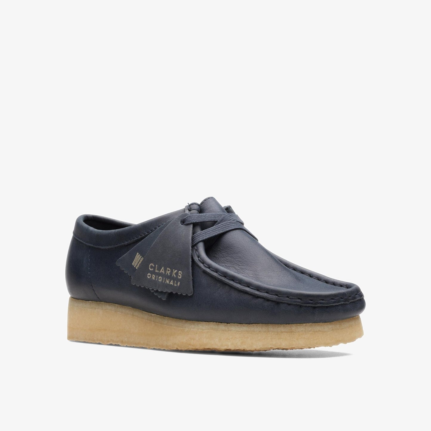Navy Leather-