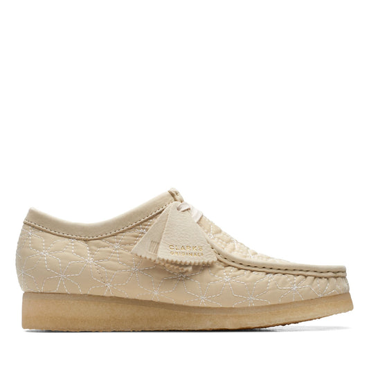 Men's Clarks Wallabee - Maple Combi
