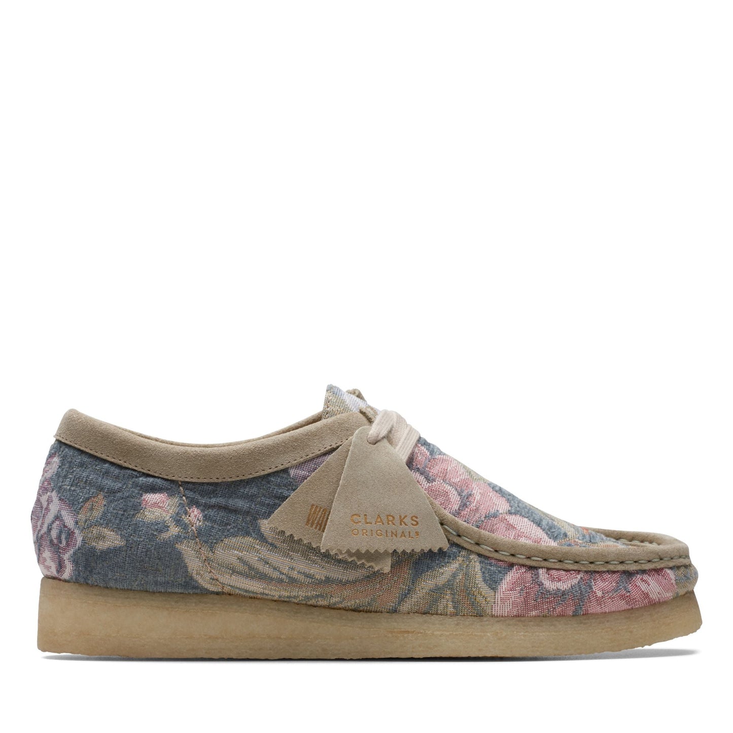 Clarks Men's Wallabee 'Grey Floral' Moccasins