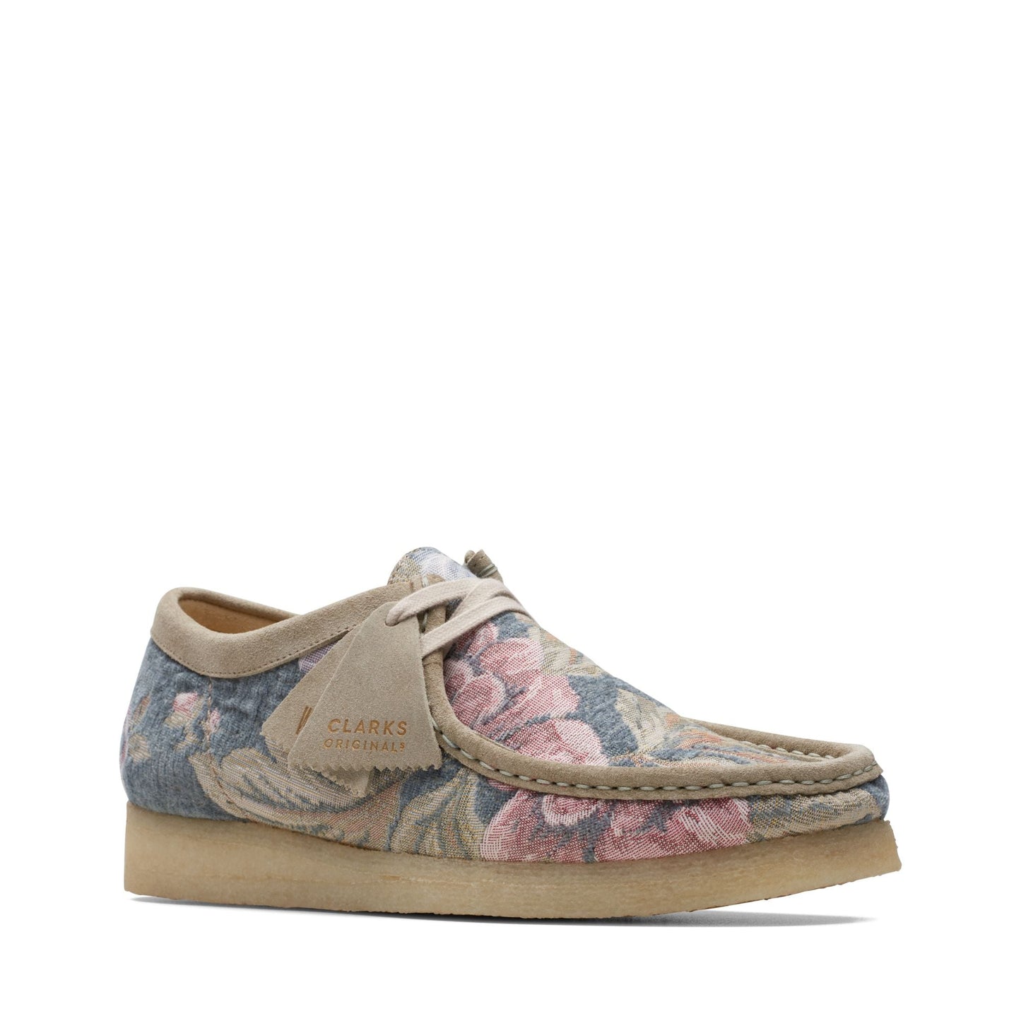 Clarks Men's Wallabee 'Grey Floral' Moccasins