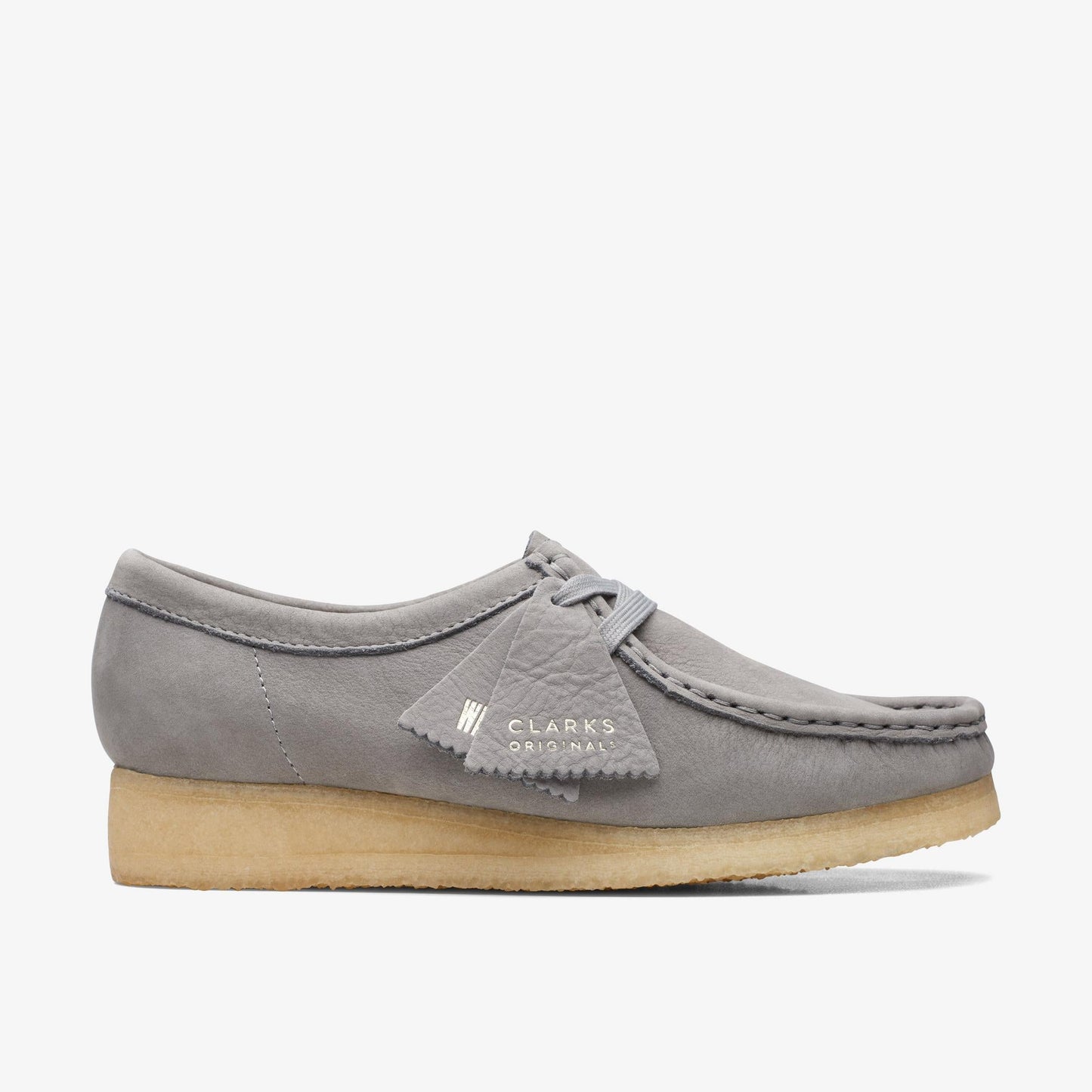 Women's Clarks Wallabee - Grey Nubuck