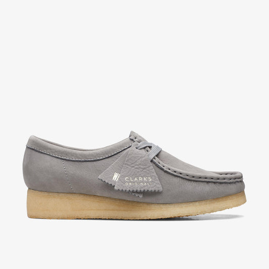 Women's Clarks Wallabee - Grey Nubuck
