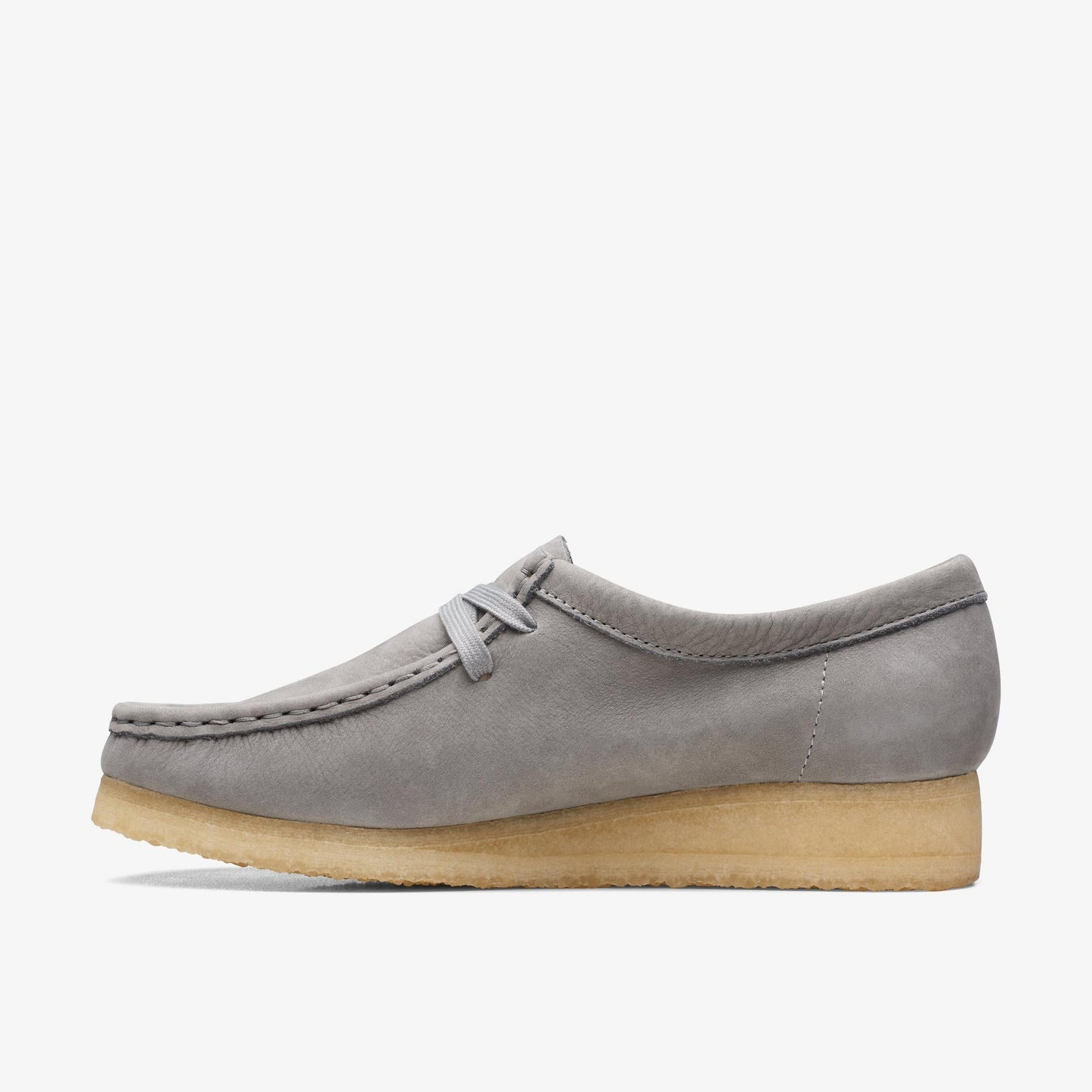 Women's Clarks Wallabee - Grey Nubuck