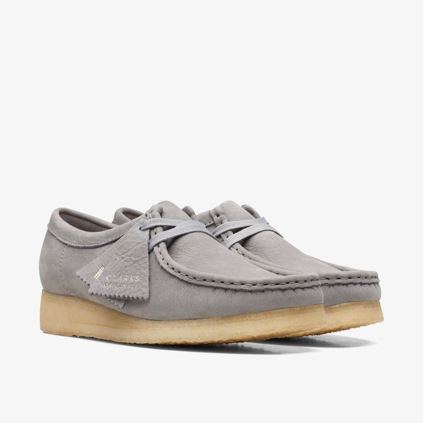 Women's Clarks Wallabee - Grey Nubuck