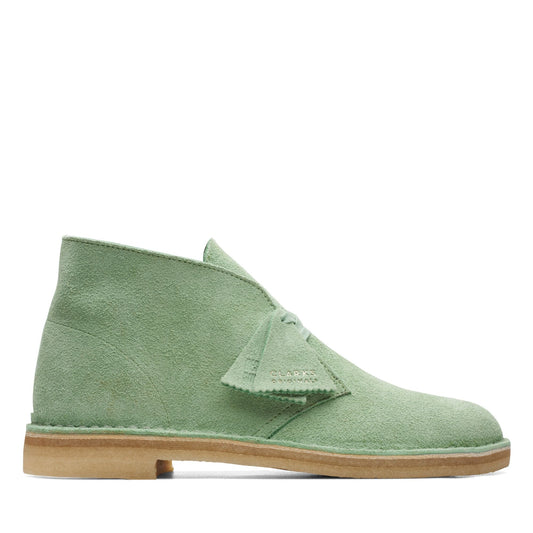 Men's Clarks Desert Boot - Light Green