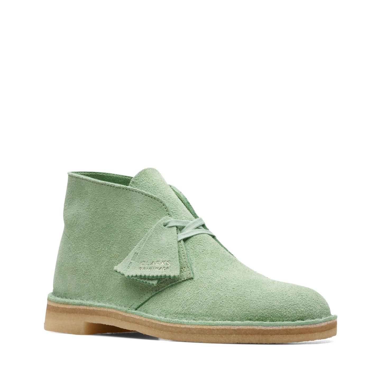Men's Clarks Desert Boot - Light Green