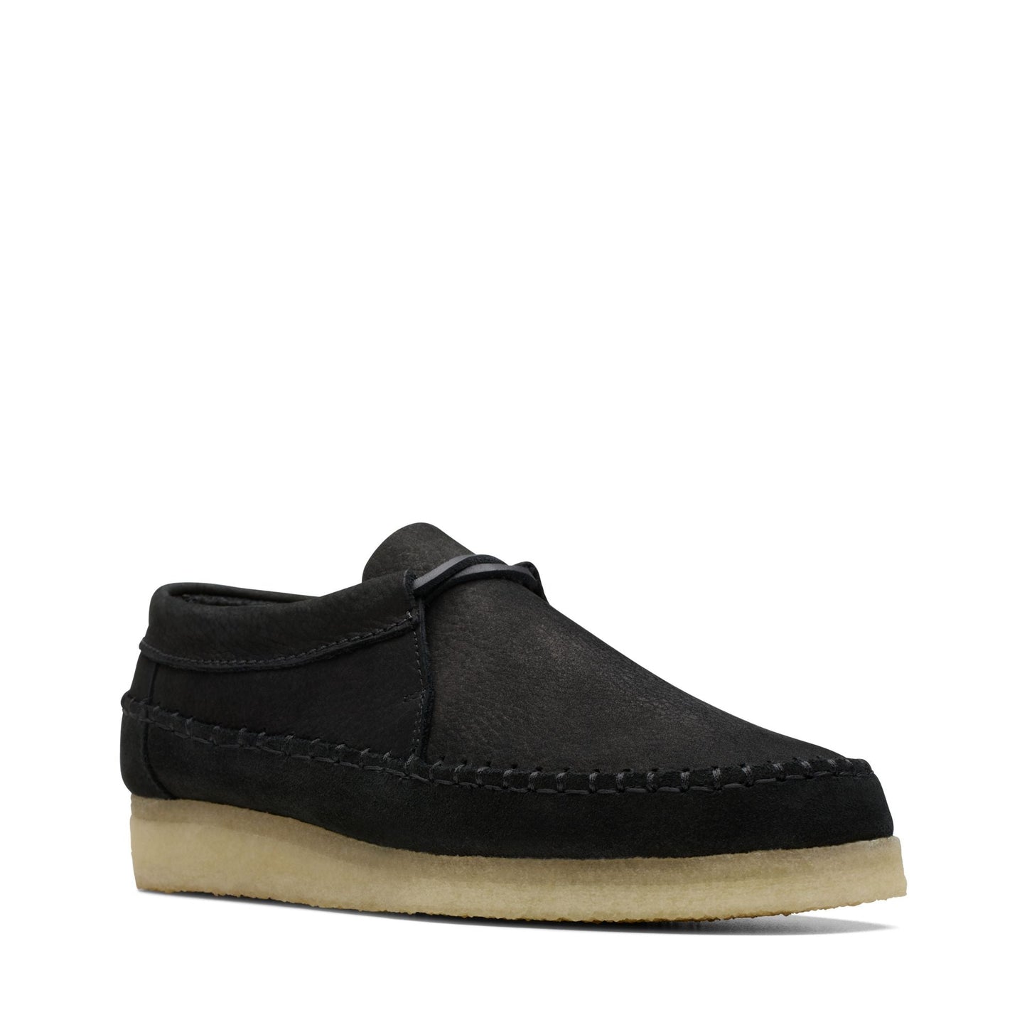 Clarks Women's Weaver Tie Black Sde Sneakers
