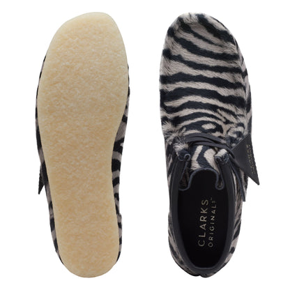 Clarks Women's Wallabee Boot Zebra Print Booties