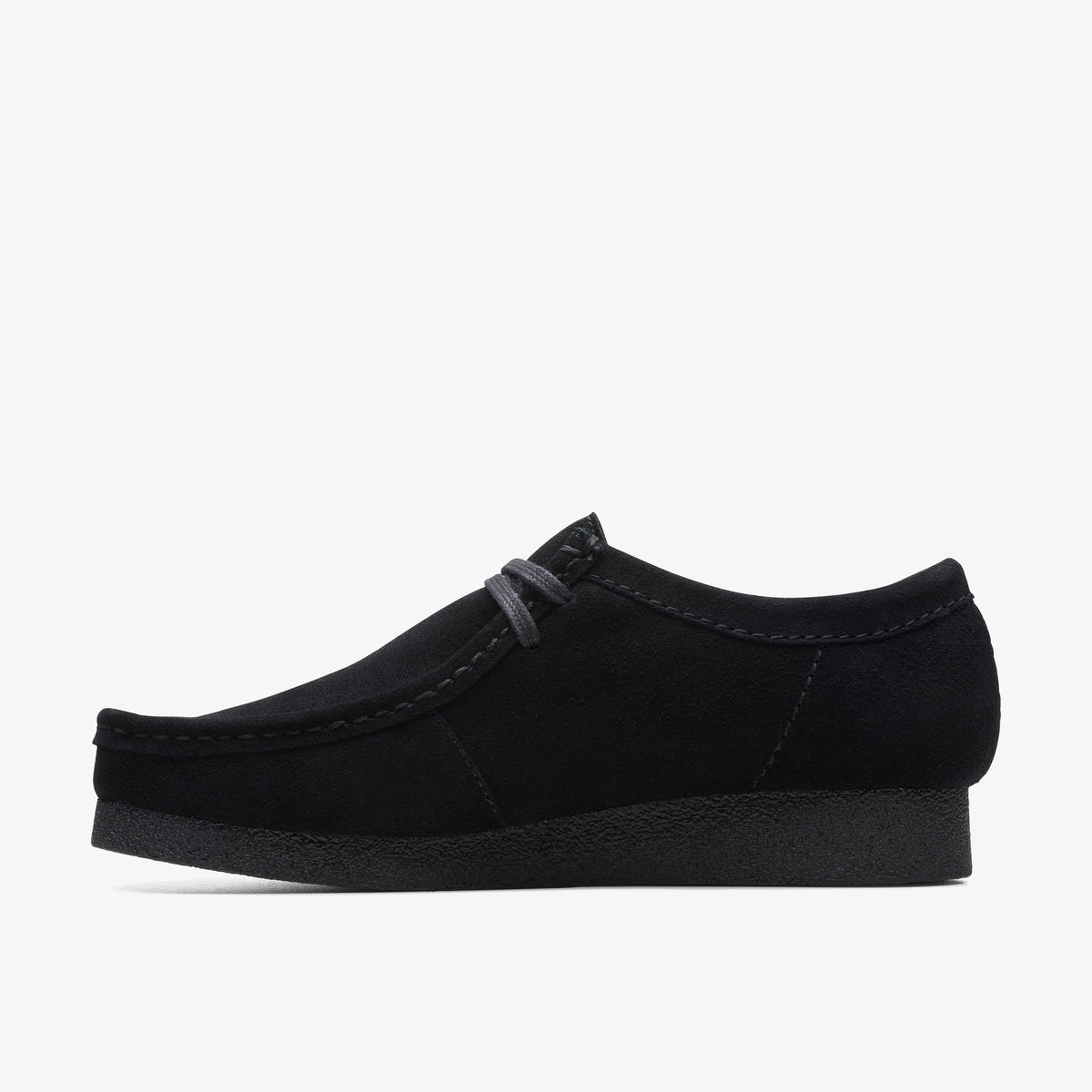Clarks Mens Wallabee Evo - Black Suede