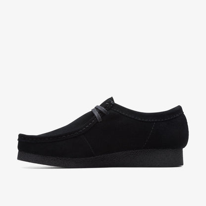 Clarks Mens Wallabee Evo - Black Suede