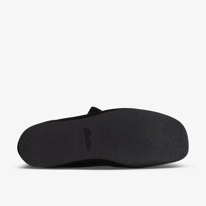 Clarks Mens Wallabee Evo - Black Suede