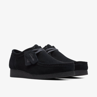 Clarks Mens Wallabee Evo - Black Suede