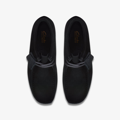 Clarks Mens Wallabee Evo - Black Suede