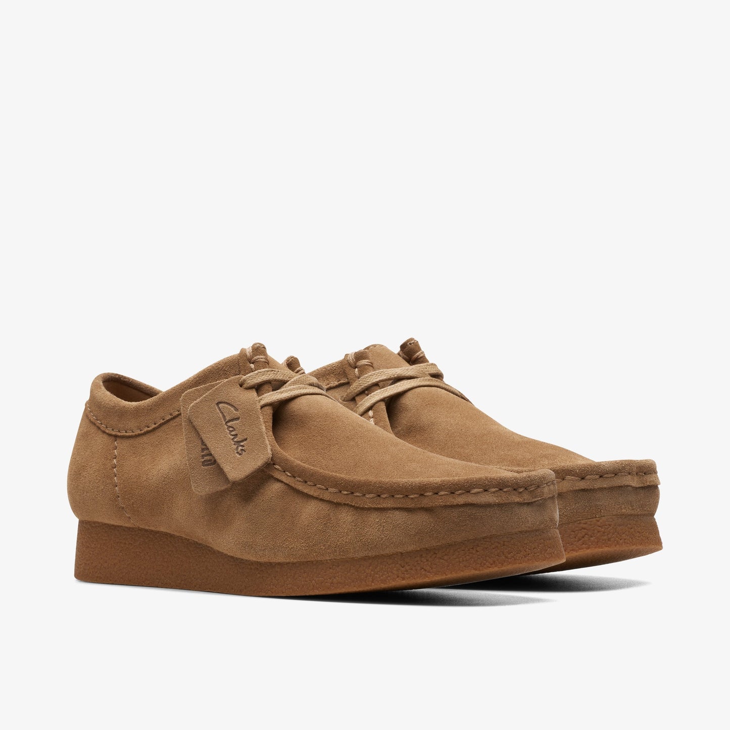 Clarks Mens Wallabee Evo - Dark Sand Suede