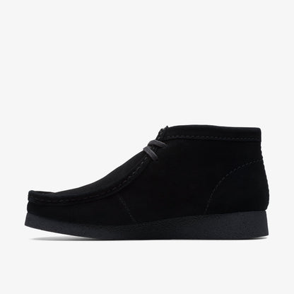 Clarks Mens Wallabee Evo Boot - Black Suede