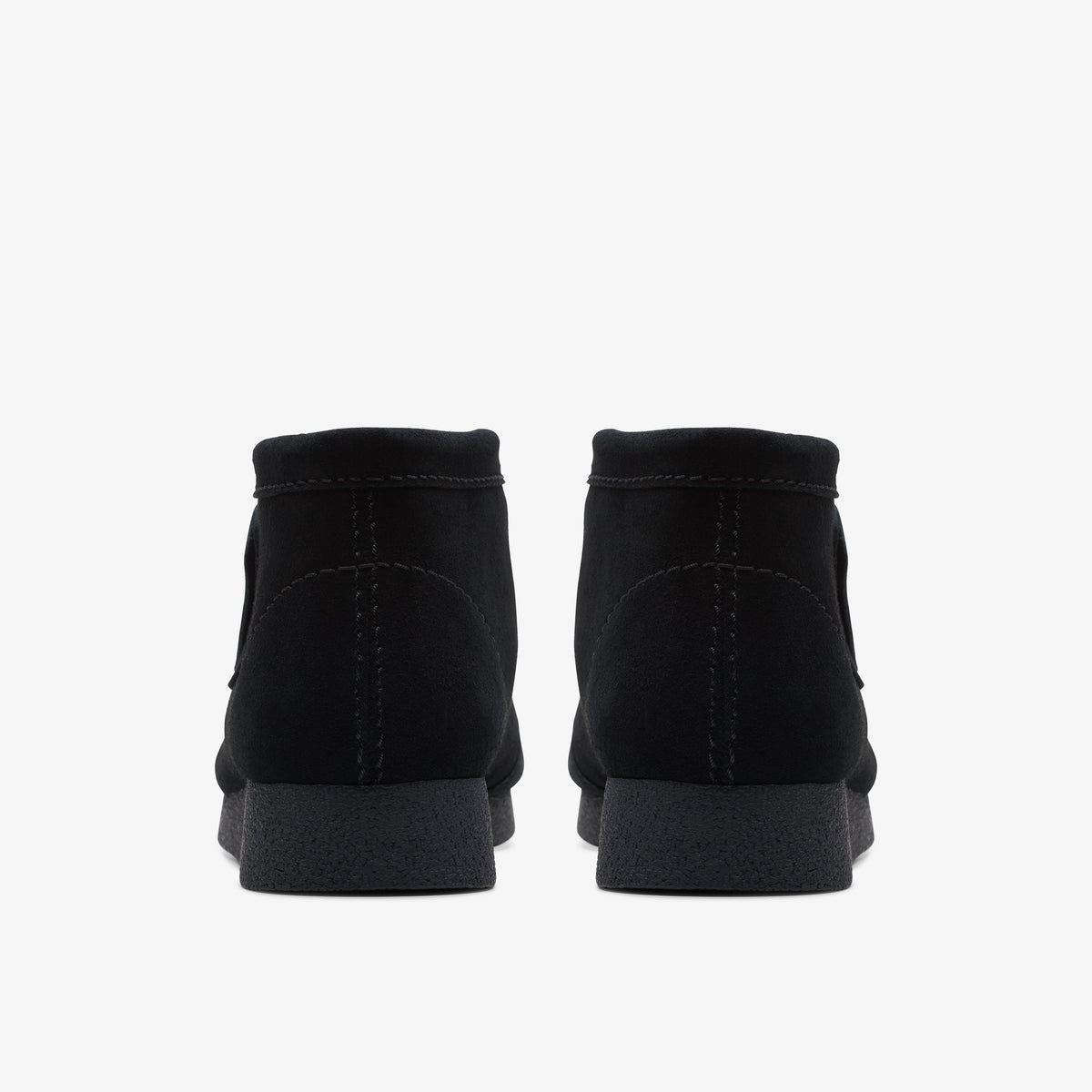 Clarks Mens Wallabee Evo Boot - Black Suede