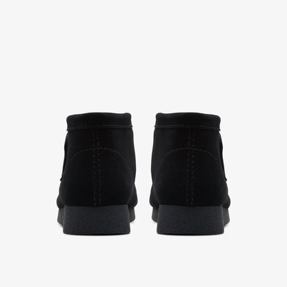 Clarks Mens Wallabee Evo Boot - Black Suede