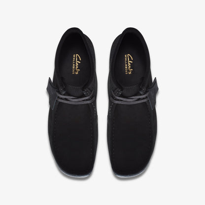 Clarks Mens Wallabee Evo Boot - Black Suede