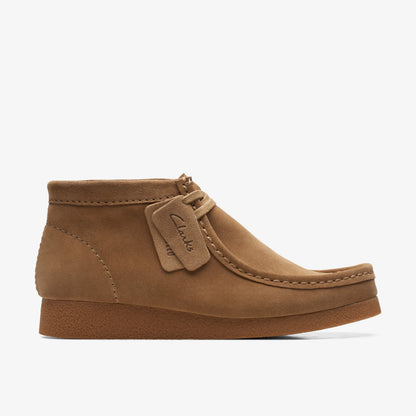 Clarks Mens Wallabee Evo Boot - Dark Sand Suede