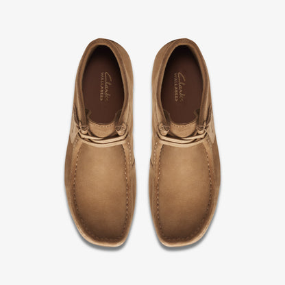 Clarks Mens Wallabee Evo Boot - Dark Sand Suede