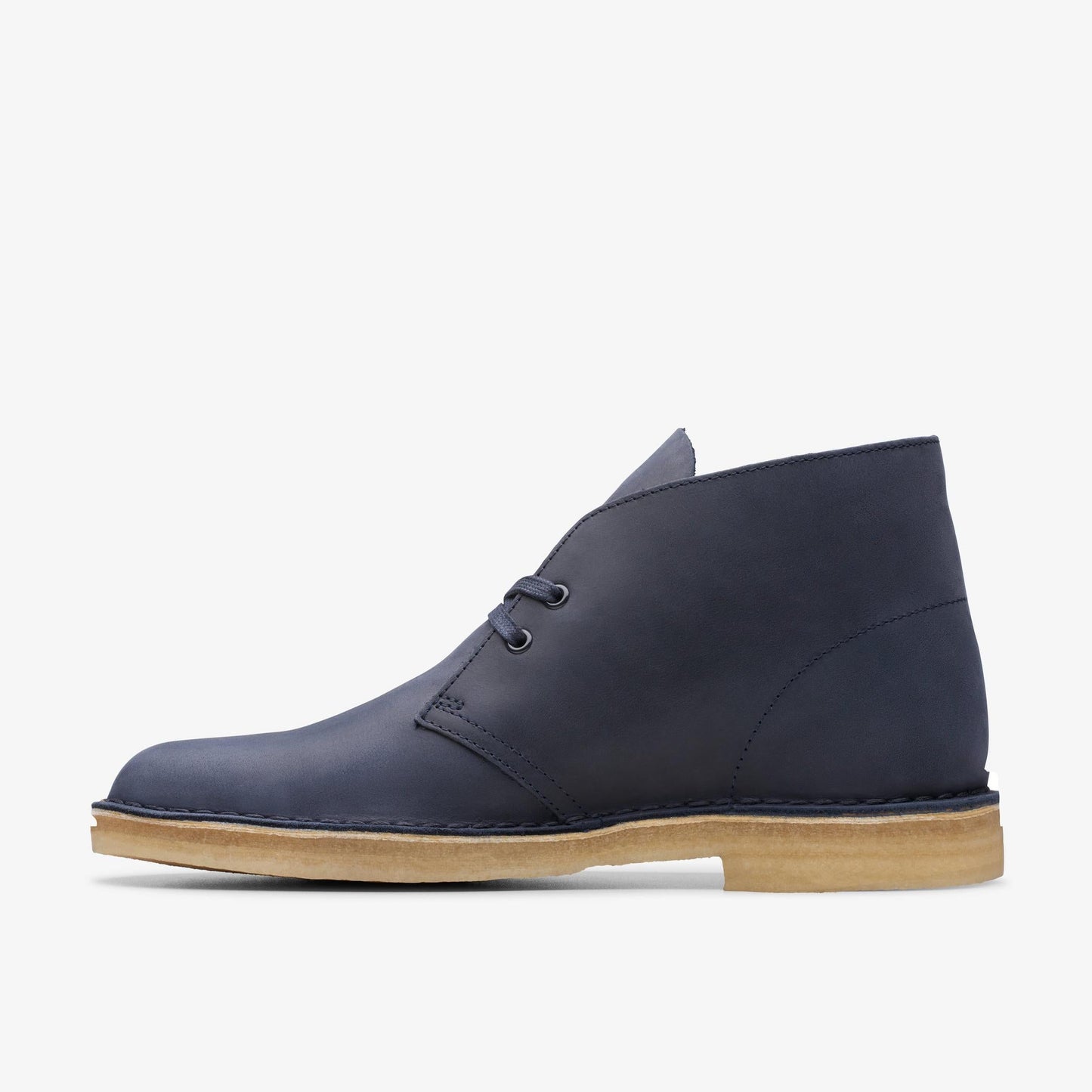 Men's Clarks Desert Boot - Navy Leather