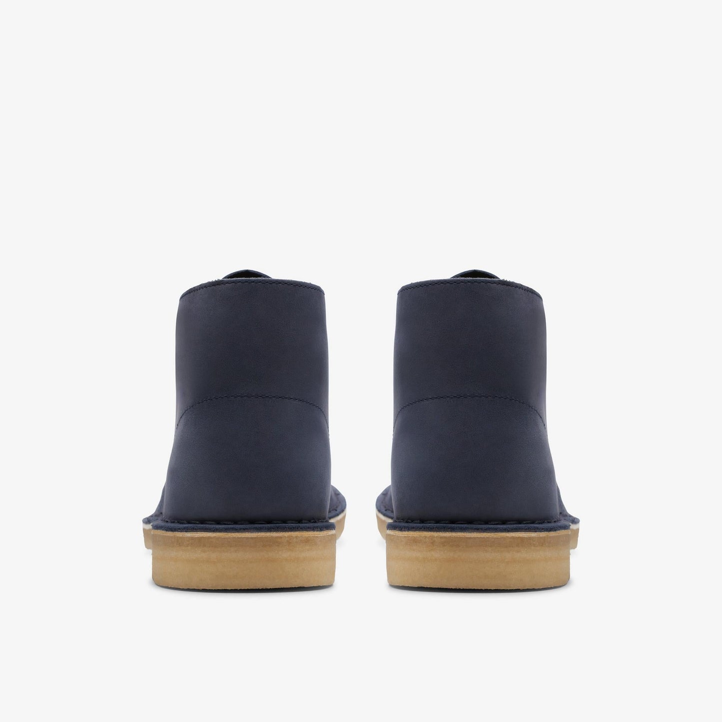 Men's Clarks Desert Boot - Navy Leather