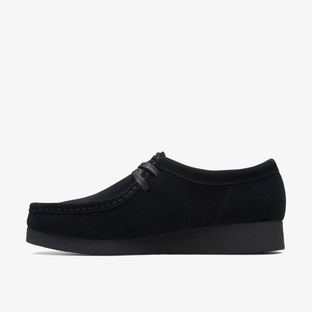 Clarks Womens Wallabee Evo - Black Suede