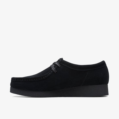 Clarks Womens Wallabee Evo - Black Suede