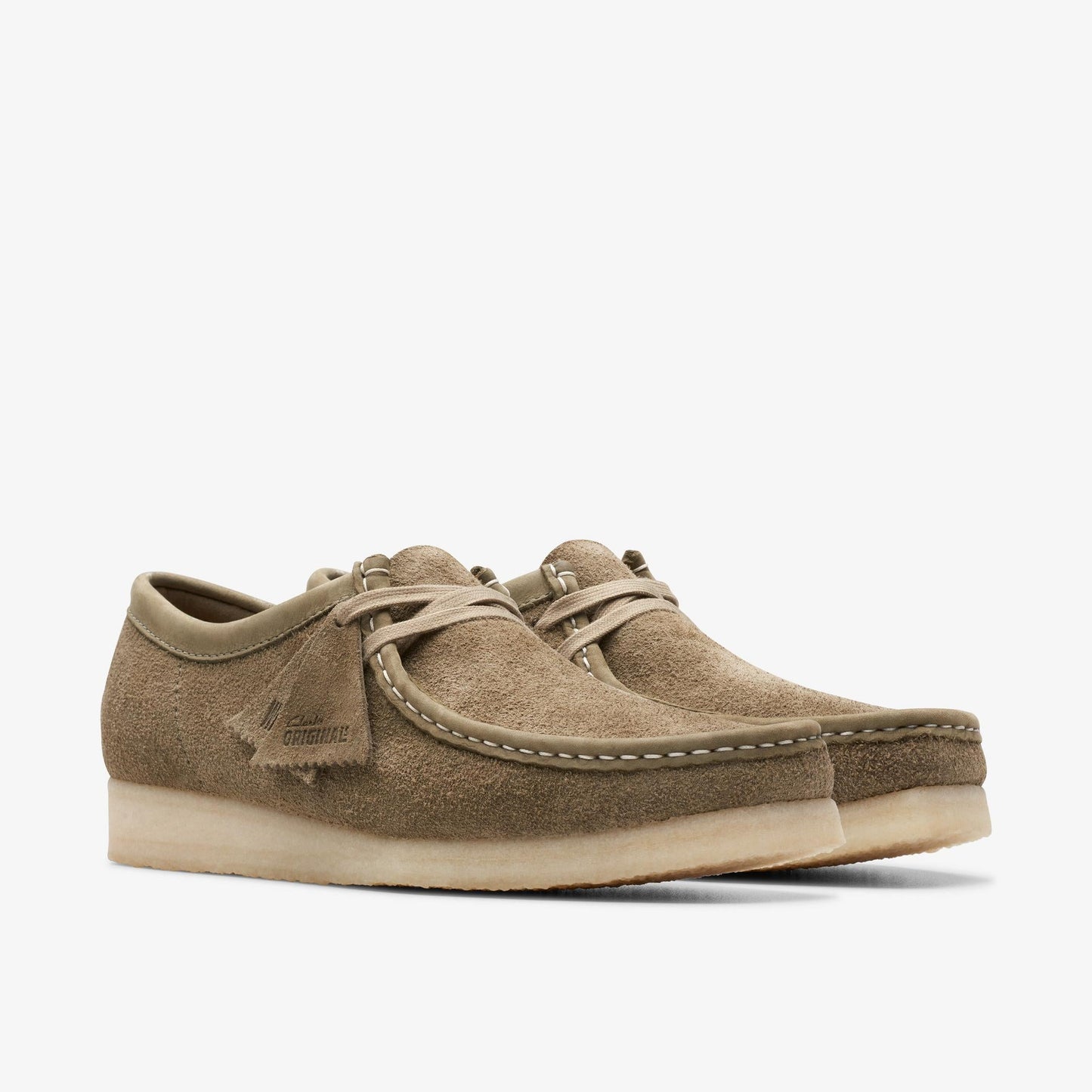 Pale Khaki Suede-