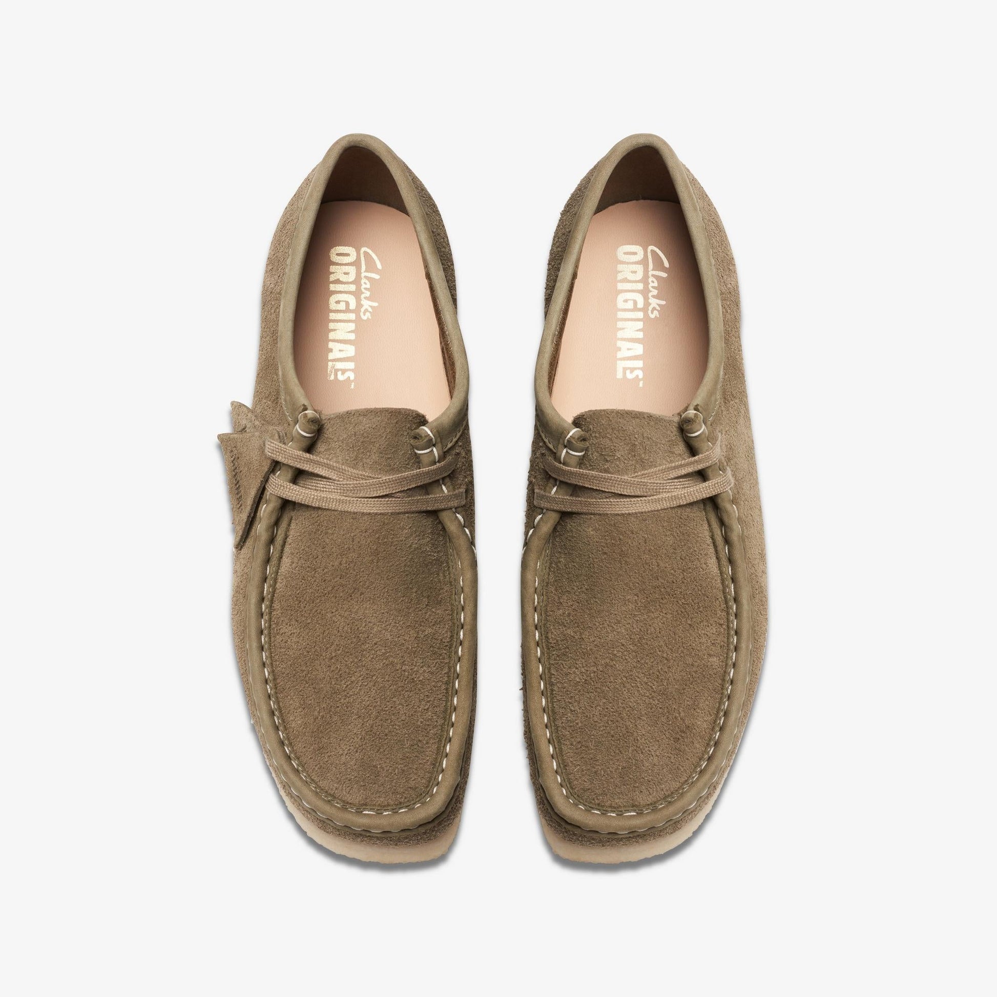 Pale Khaki Suede-
