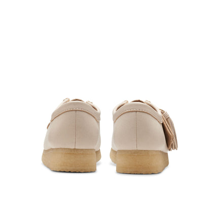Clarks Women's Wallabee Beige Leather