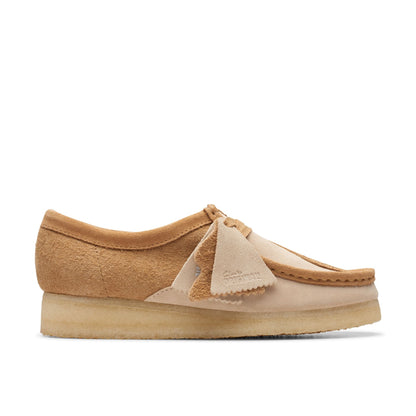 Clarks Women's Wallabee Mid Tan Combi Booties