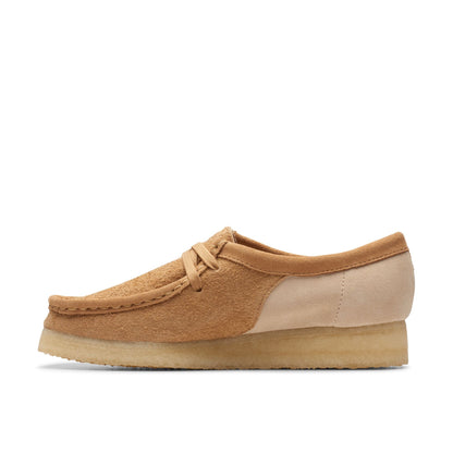 Clarks Women's Wallabee Mid Tan Combi Booties