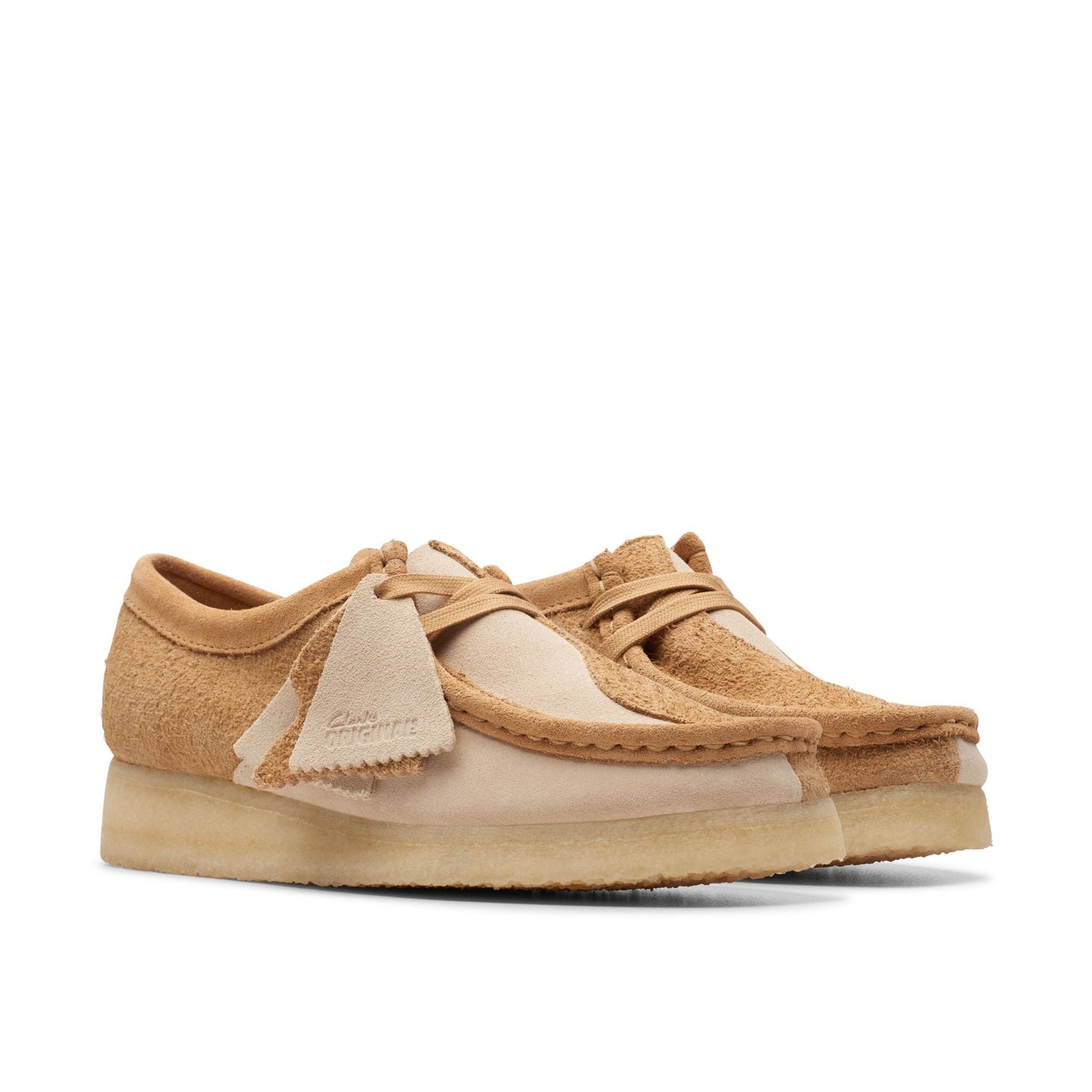 Clarks Women's Wallabee Mid Tan Combi Booties