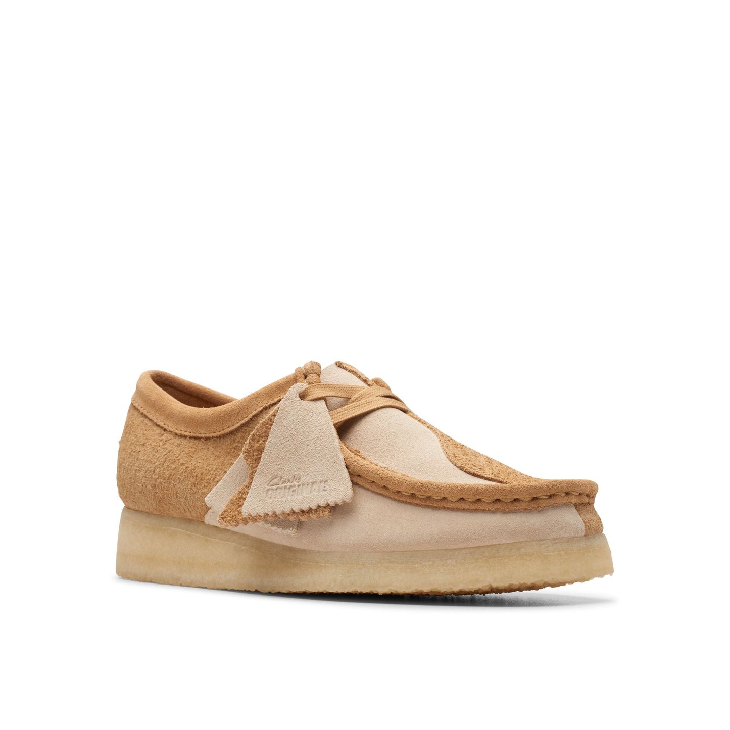 Clarks Women's Wallabee Mid Tan Combi Booties