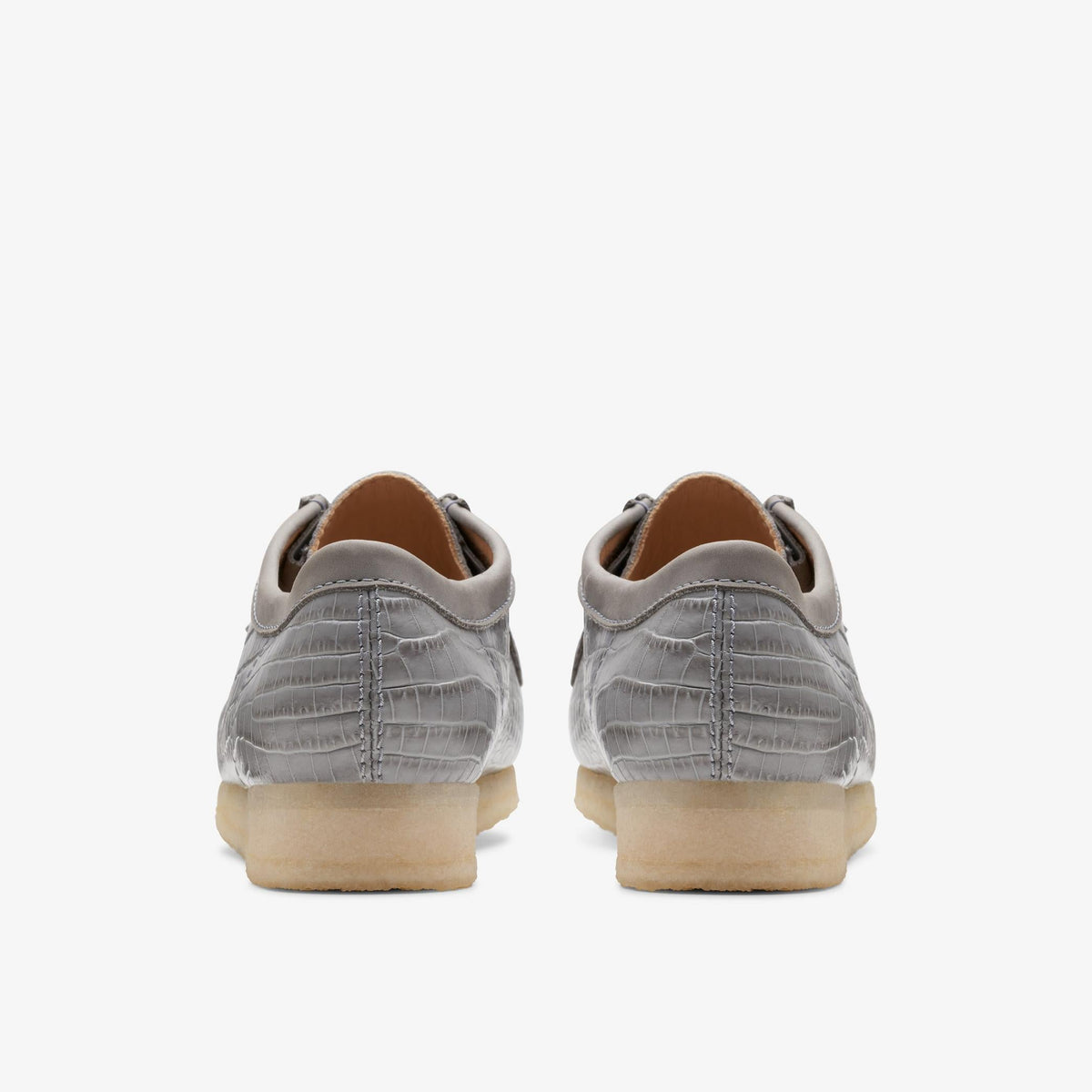 Clarks Men's Wallabee Print - Grey Crocodile Print