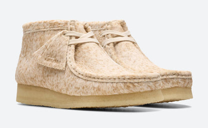 Clarks Women's Wallabee Boot Speckled Hair On Booties
