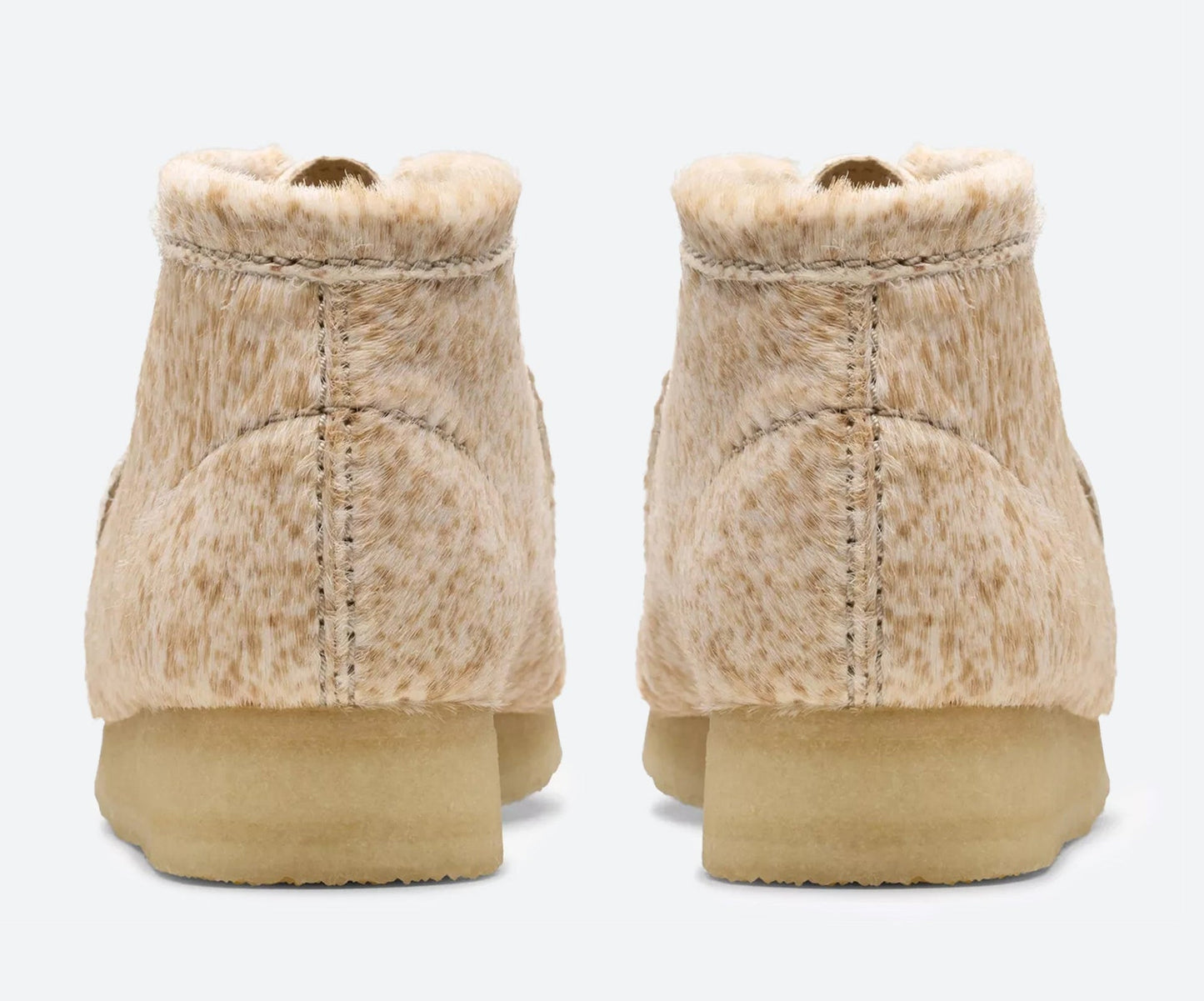 Clarks Women's Wallabee Boot Speckled Hair On Booties