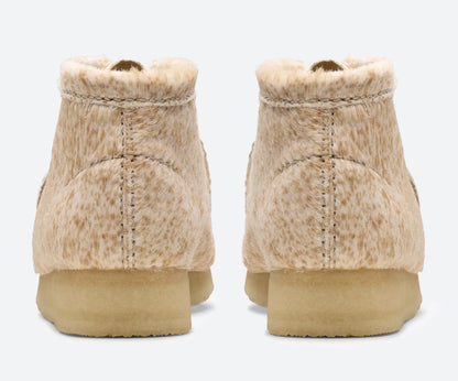 Clarks Women's Wallabee Boot Speckled Hair On Booties